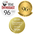 Prestige Jurancon Awards - Wine Enthusiats 96 / 100 - Decanter Gold 96 / 100