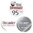 Sweet Jurancon Awards - Wine Enthusiats 95 / 100 - Decanter Silver 93 / 100